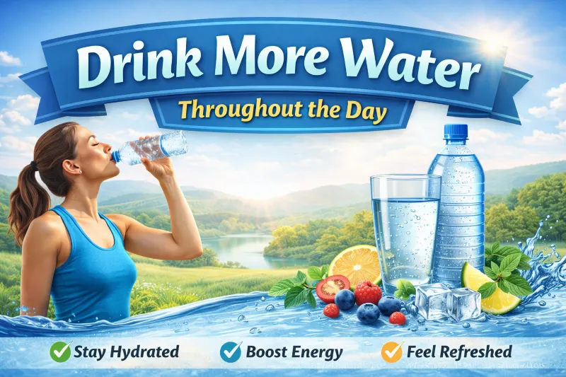Drink More Water Throughout the Day