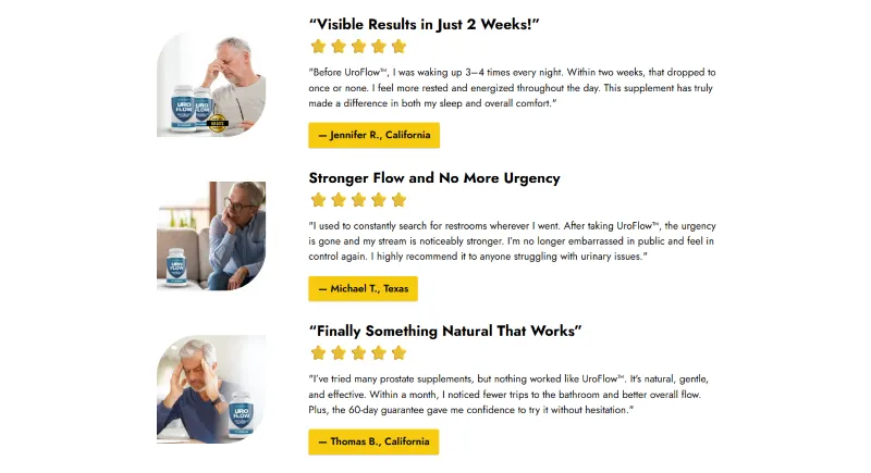 UroFlow customer Reviews