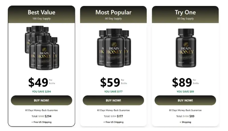 Brain Honey Review 2026: My Real Results After 30 Days 12 Brain Honey Pricing Details