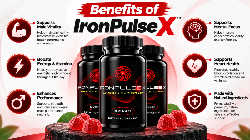 IronPulseX Review: Ingredients, Benefits & male Performance Support 13 Benefits of IronPulseX