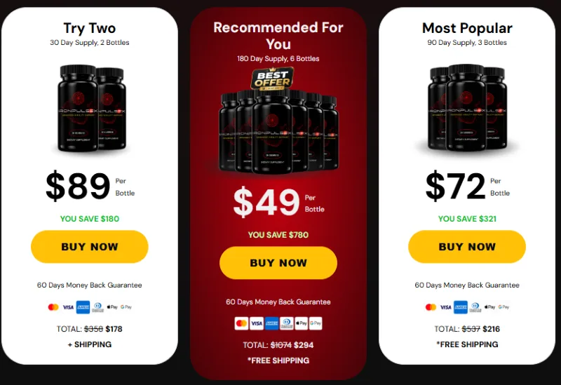 IronPulseX Review: Ingredients, Benefits & male Performance Support 14 IronPulseX Pricing Details