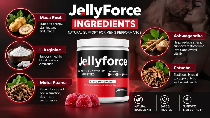 Jelly Force Review: Honest Facts for Men Before Buying 12 Jelly Force Ingredients