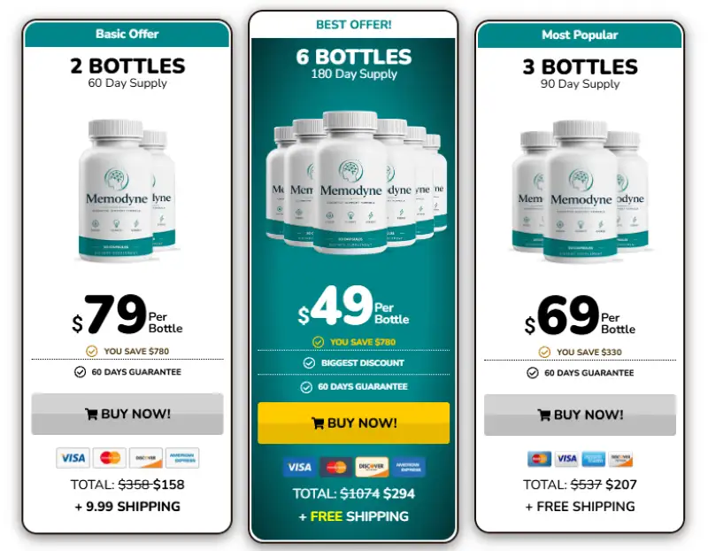 Memodyne Review: Ingredients, Benefits, Side Effects & Results 13 Memodyne Price
