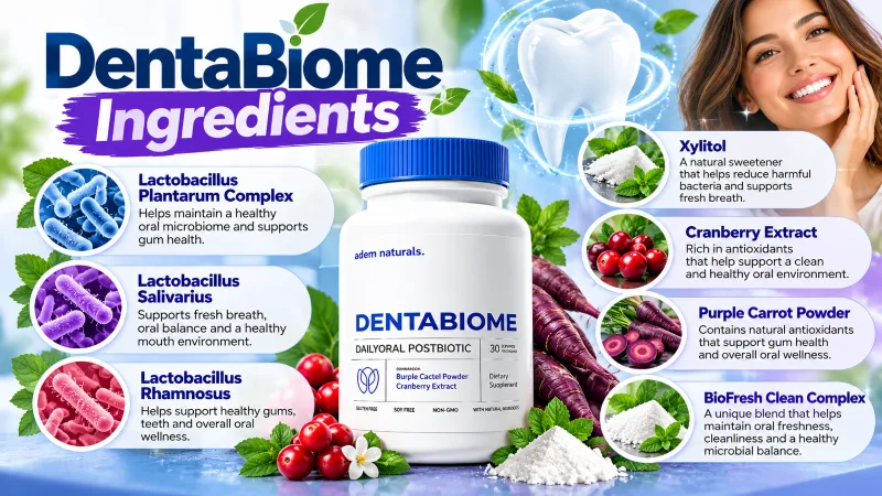 DentaBiome Review: Legit or Scam? Ingredients, Results & Price 13 DentaBiome Ingredients